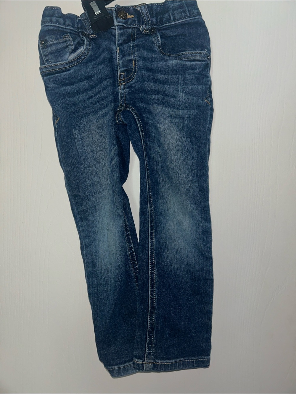Cat & Jack Boys Dark Blue Washed Jeans